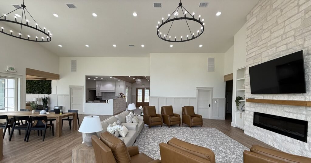 Family room at The Ponderosa Estate