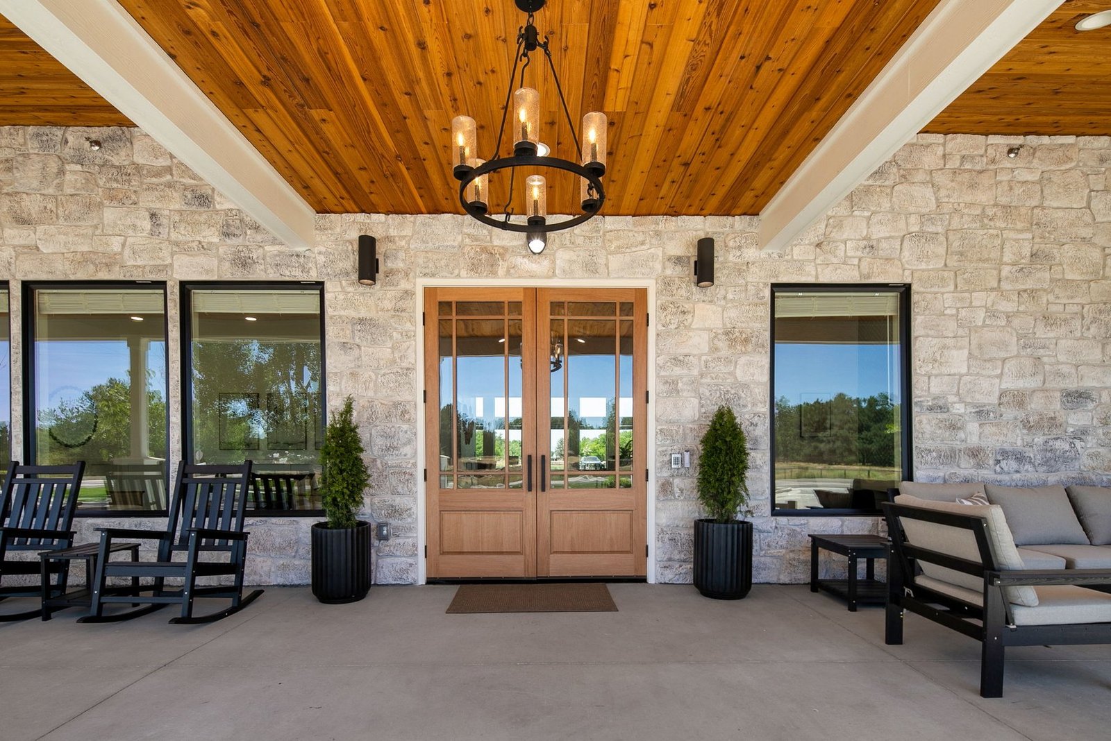 Entryway at The Ponderosa Estate