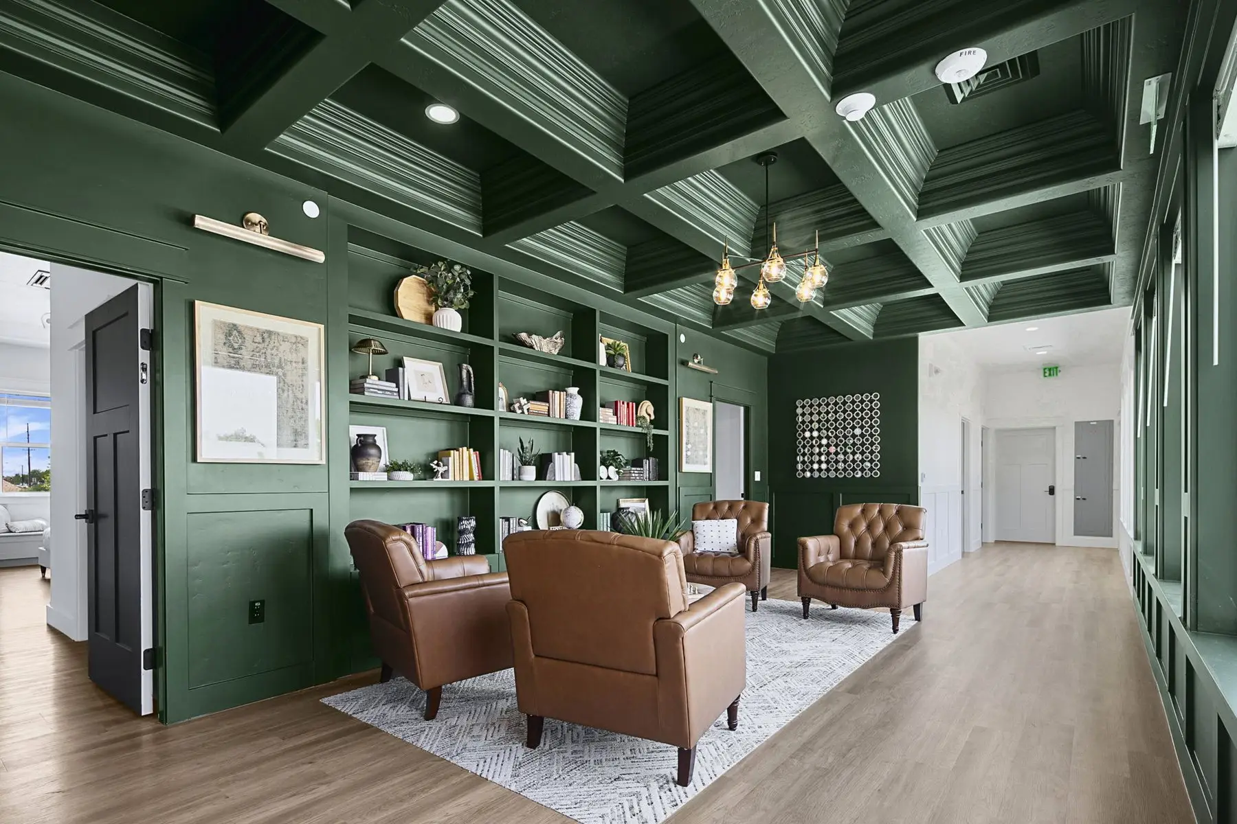 Library at The Ponderosa Estate