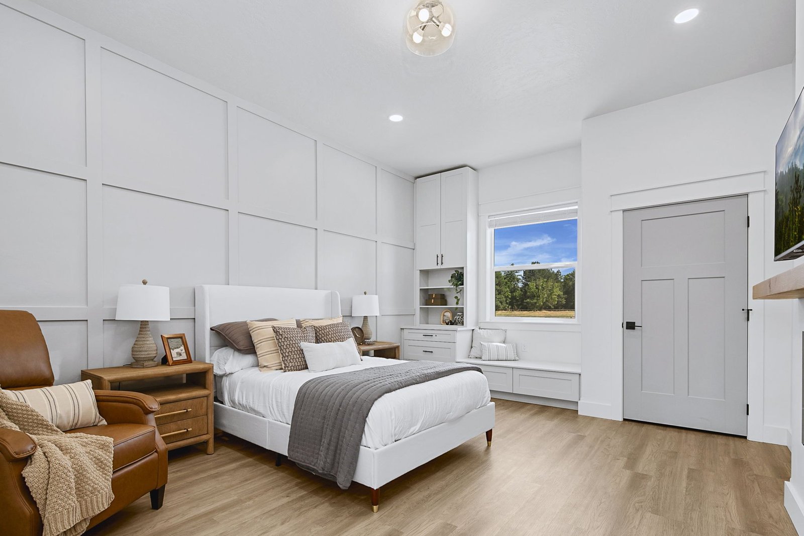 Private suite bedroom at The Ponderosa Estate in Eagle, Idaho